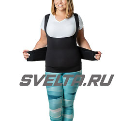 Майка-сауна для похудения с утягивающим живот корсетом (живот до 116 см)  SV11